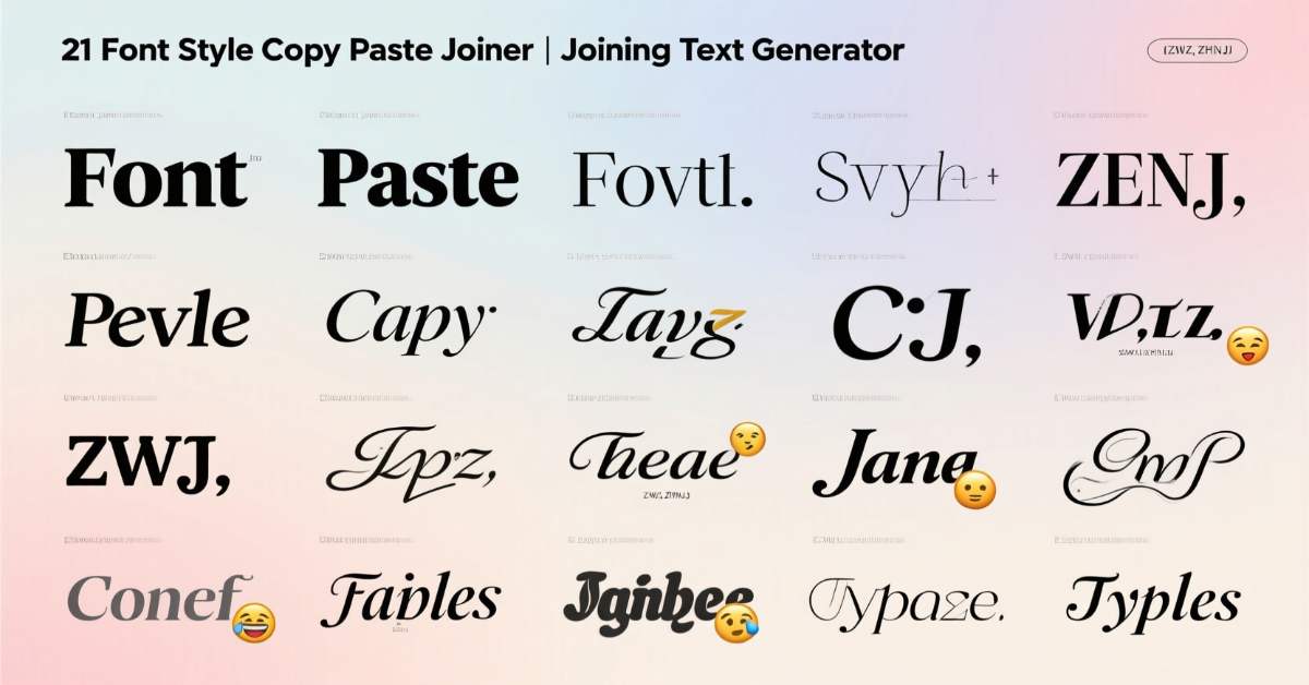 21fontstylecopypaste.click website featured image