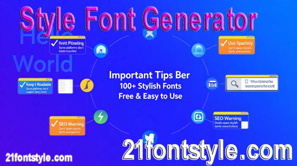 Stylish Font Generator