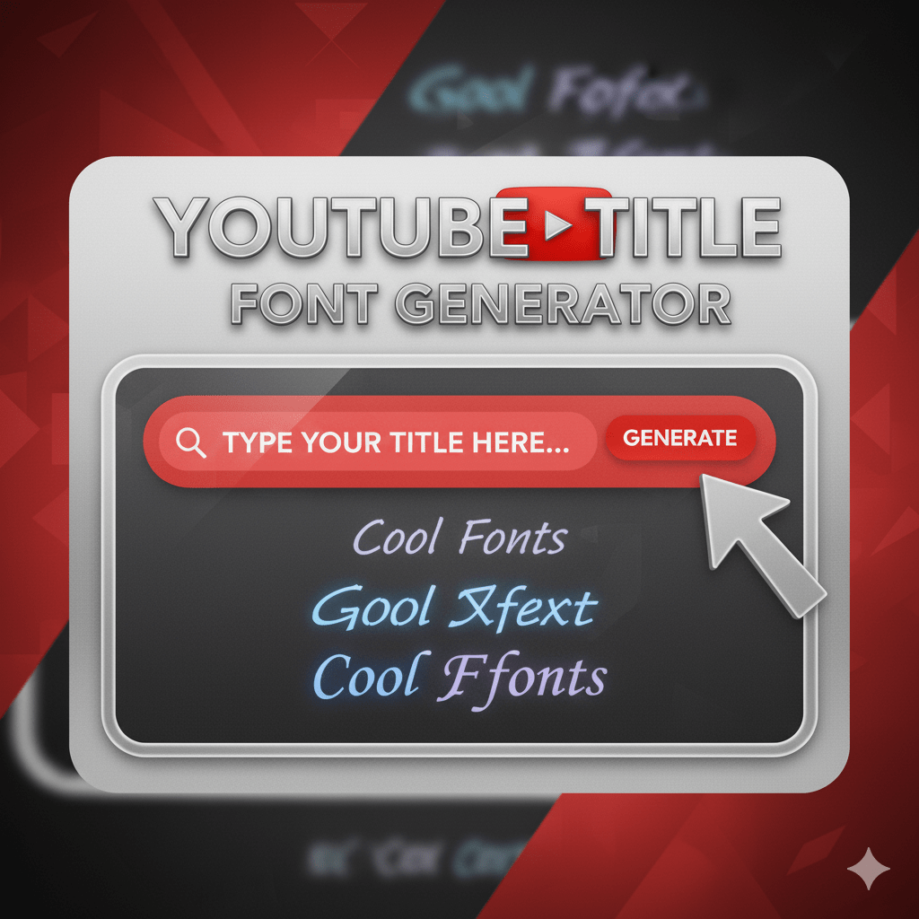 Youtube Title Font Generator 