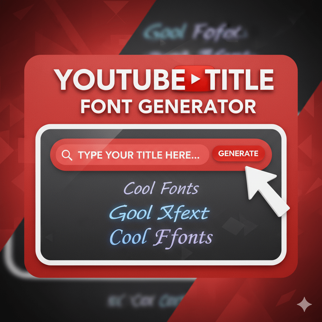 Youtube Title Font Generator 